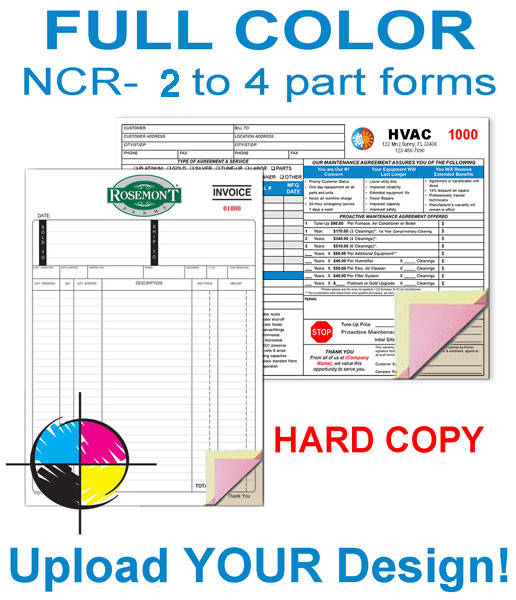 Full Color Form with Hard Copy