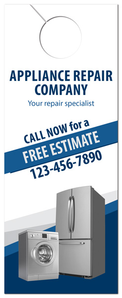 Appliance Repair Door Hangers