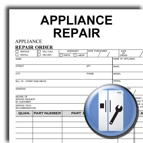 Appliance Repair Forms