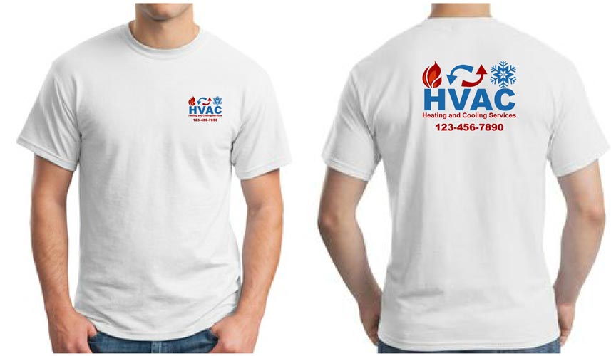 HVAC Company Shirts with Logo