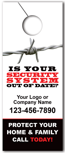 Home Security Door Hangers