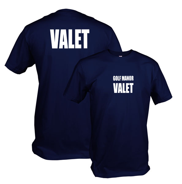 Customized Valet Shirts