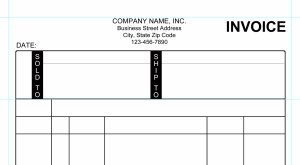 Creating Invoice Template using Adobe Photoshop