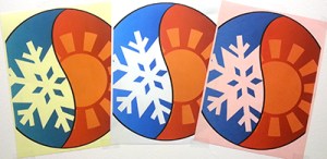 What happens when a full color image is printed on a multi-part NCR form?
