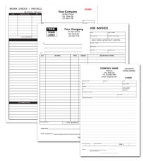 Layout Ideas for Work Order Forms