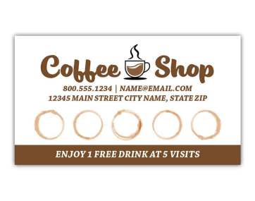 Boost Customer Loyalty with Customizable Reward Loyalty Punch Cards