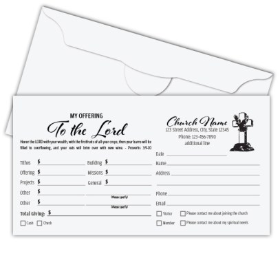 Empowering Churches with Customizable Donation Envelopes