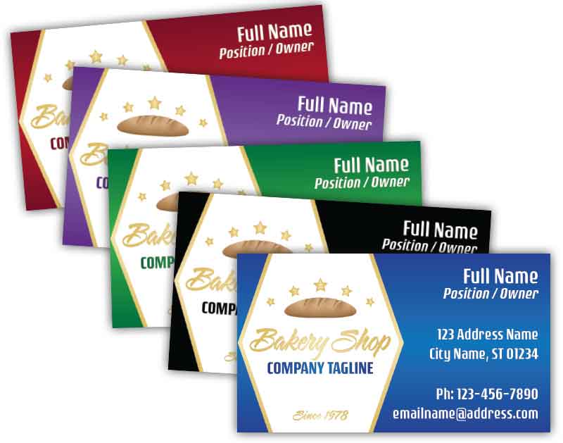 Bakery Bread Business Cards