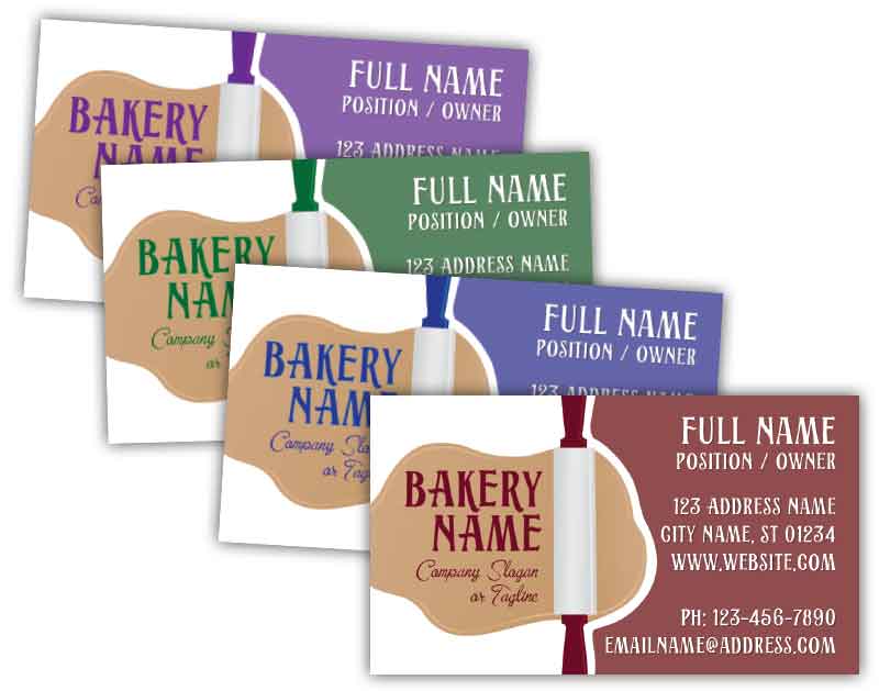 Bakery Dough Business Cards
