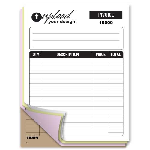 Custom Printed NCR – Hard Back Forms