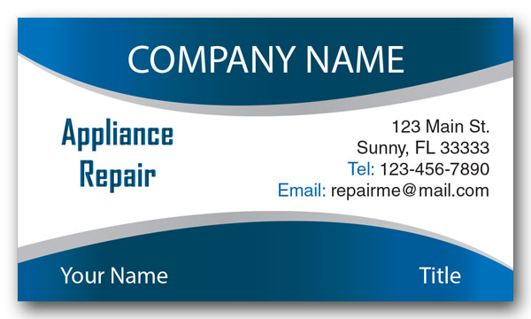 Appliance Repair Company Business Cards