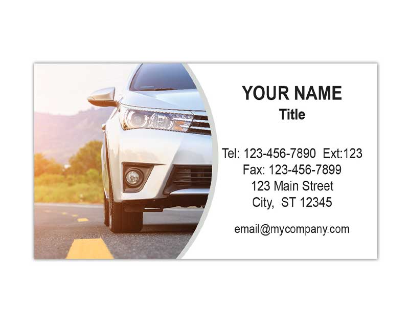 Acura Business Card with Logo