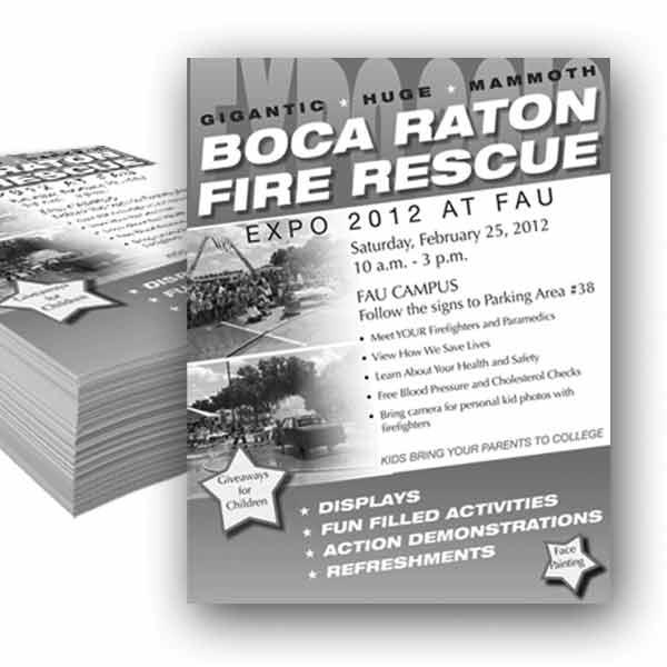 Flyer- Black & White