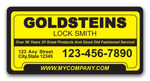 Locksmith Label – Small
