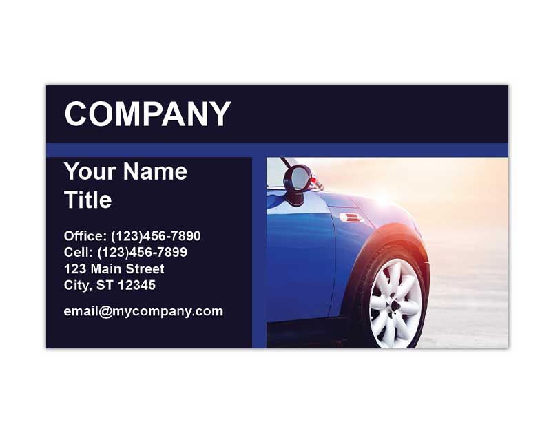 Mini Cooper Business Card