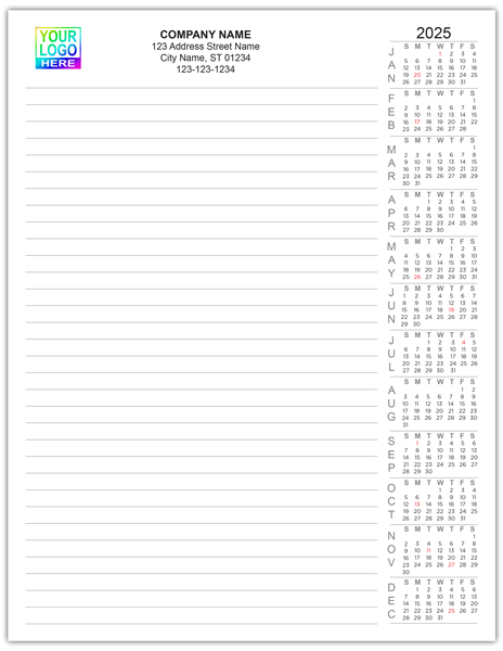 Calendar Notepad