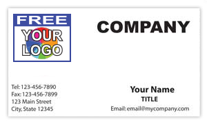 BMW business card with BMW logo