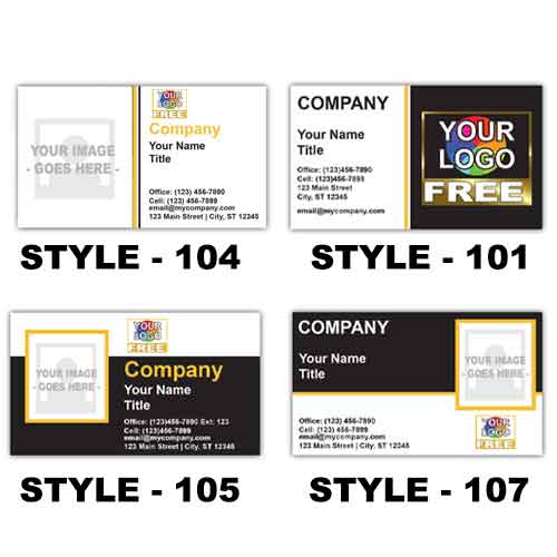 Real Estate Headshot Business Cards