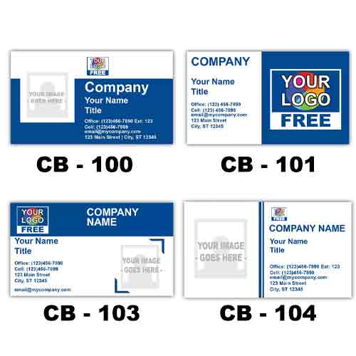 Blue Realtor Business Cards