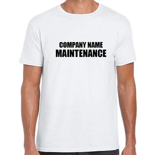 Custom Maintenance Work T-Shirt
