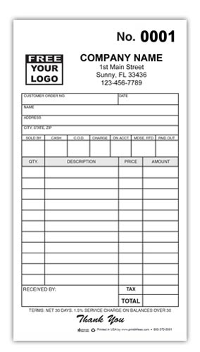 Custom Receipts