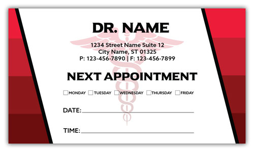 Doctor’s Office Appointment Cards
