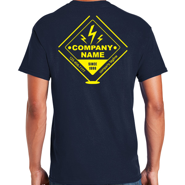 Electrical Warning Electrician Work Shirts