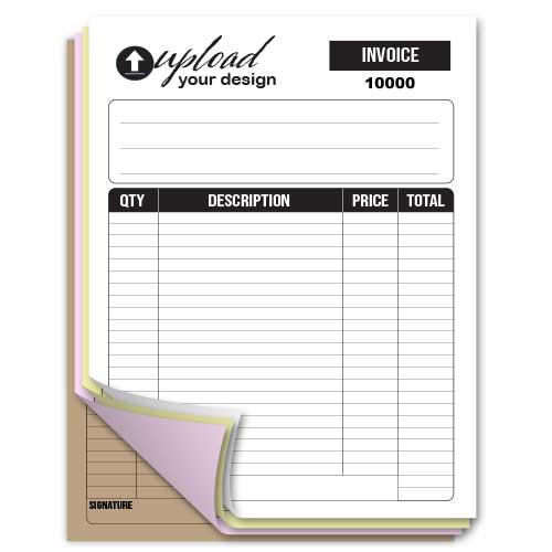 Custom Form 4 Part Standard-Hard Back