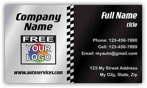 Auto Dealership Business Card