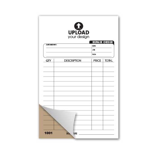 Custom Form 2 Part Small-Hard Back