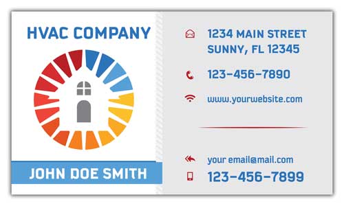 Home HVAC Repair Business Card