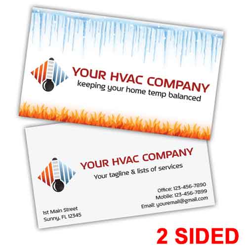 HVAC AC Business Cards
