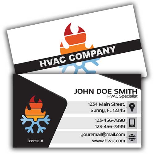 HVAC Company Business Card – Two Sided
