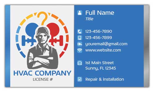 HVACR Tech Business Cards