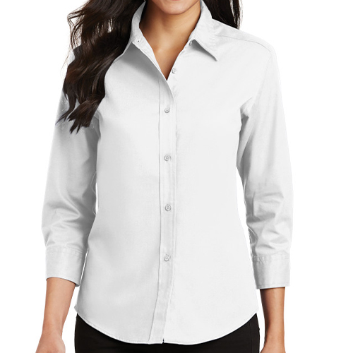 Custom Ladies ¾ Sleeve Easy Care Shirt