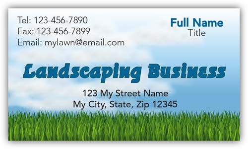 Landscaping Business Card 107