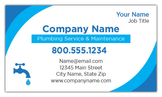 Plumbing Services Business Card