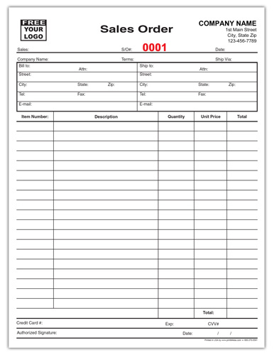 Sales Order Invoice Form
