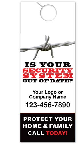 Security Company Door Hanger