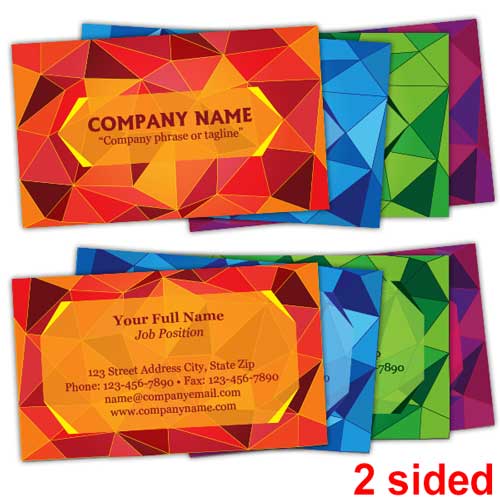 Stained Glass Business Cards – Two Sided