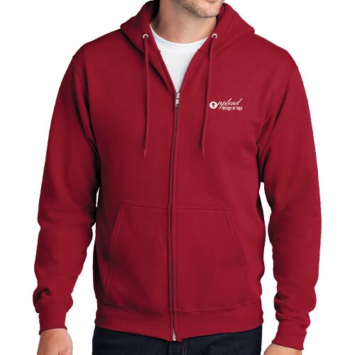 Custom Printed Zipped Hoodie
