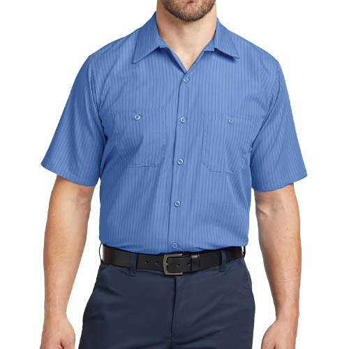 Red Kap Striped Work Shirt