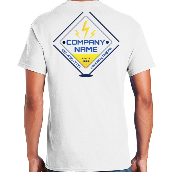 Electrical Warning Electrician Work Shirts – Full Color