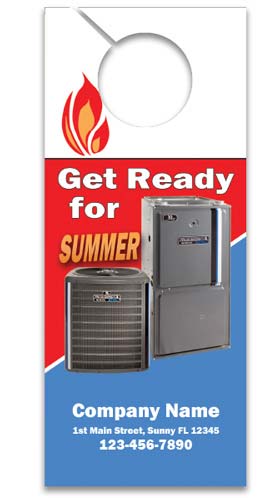 HVAC Door Hanger – 1 sided